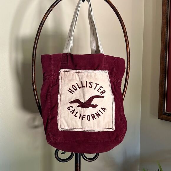 HOLLISTER Corduroy Tote  Bag - Picture 1 of 4